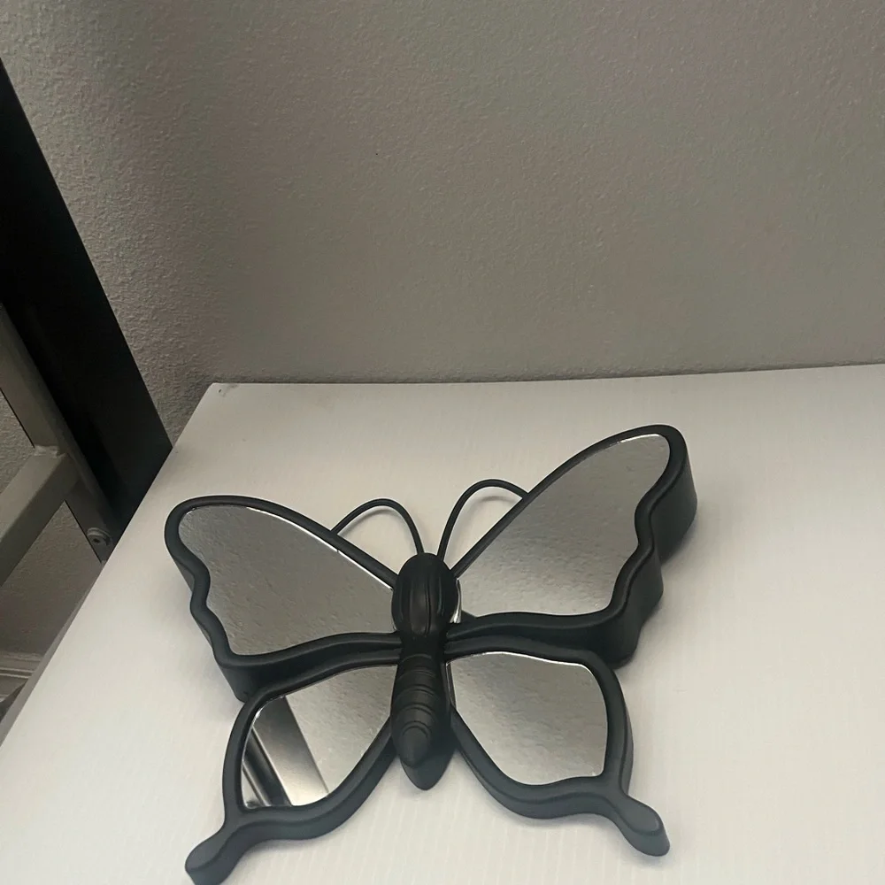 Black and Silver Butterfly Wall Decor